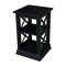 International Concepts Hampton Accent Table with Shelves, Black OT46-70A - alternate 1